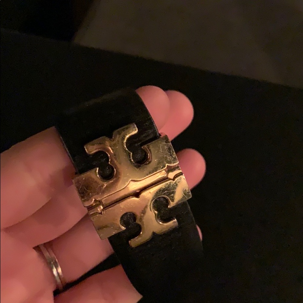 Tory birth cuff leather bracelet